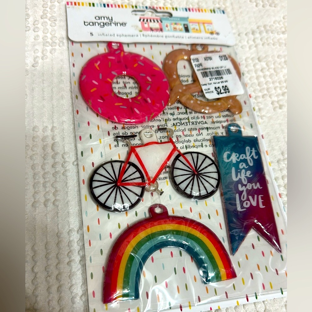 Amy Tangerine new old stock inflated ephemera 5 pieces.